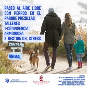 Paseo con perros por Las Presillas